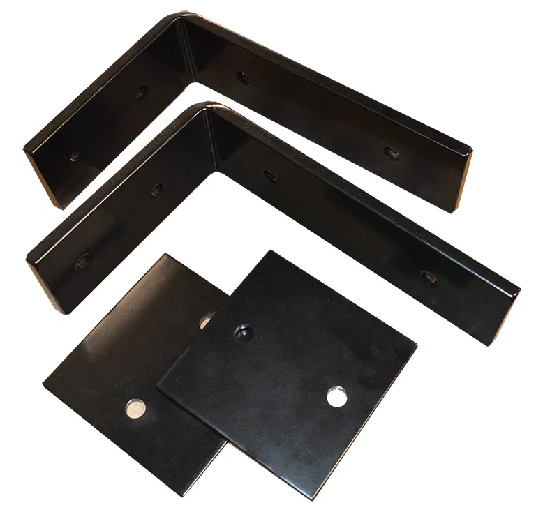 2996 – CATTLEMAN Light Bar Mounting Kit, Roof Mount Mounts One Light Bar Painted Black Steel